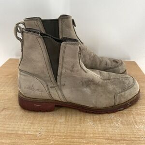 Patagonia Tin Shed Bungee Cord Chelsea Performance Boots Mens 9.5 Nubuck Leather